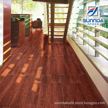 60x60 hot sale cheap price tiles,wood look rustic porcelain floor tile,dark wood style glazed bedroom rustic floor tiles